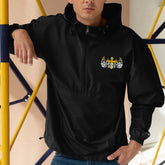 Wheels Down Biker Embroidered Champion Jacket